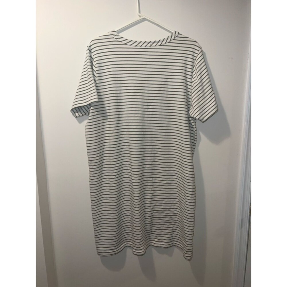 Buffalo David Bitton Dress Ladies' Striped Dress OliveGreen Size X-Large - Picture 3 of 5